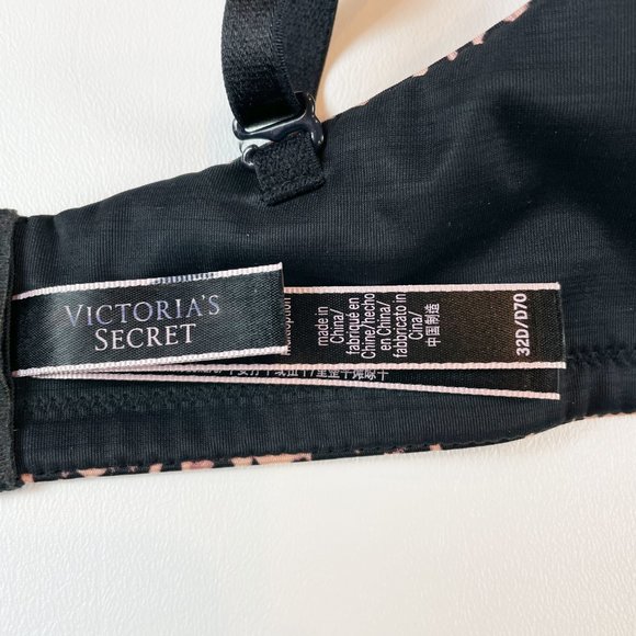 NWOT Victoria's Secret Bombshell Bra 32D Multi-way/Multioption Leopard B854 - Picture 6 of 7